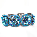 Elegant Round Square Stretch Bracelet_5 colors