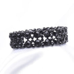 Classical Square Crystal Stretch Bracelet_4 colors