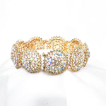 Elegant fancy Round Crystal Stretch Bracelet_20 colors