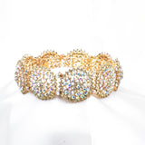 Elegant fancy Round Crystal Stretch Bracelet_20 colors