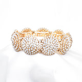 Elegant fancy Round Crystal Stretch Bracelet_20 colors