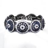 Elegant fancy Round Crystal Stretch Bracelet_20 colors