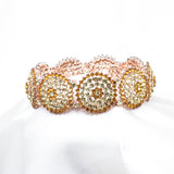 Elegant fancy Round Crystal Stretch Bracelet_20 colors