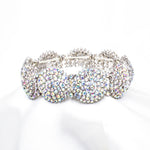 Elegant fancy Round Crystal Stretch Bracelet_20 colors