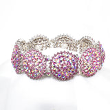 Elegant fancy Round Crystal Stretch Bracelet_20 colors