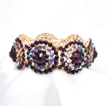 Fancy Round Crystal Big Stretch Bracelet_7 colors