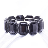 Classical Leg Tangle Crystal Stretch Bracelet_12 colors