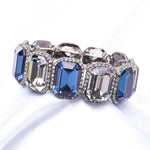 Classical Leg Tangle Crystal Stretch Bracelet_12 colors