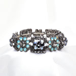 Elegant fancy crystal Stretch Bracelet_4 colors