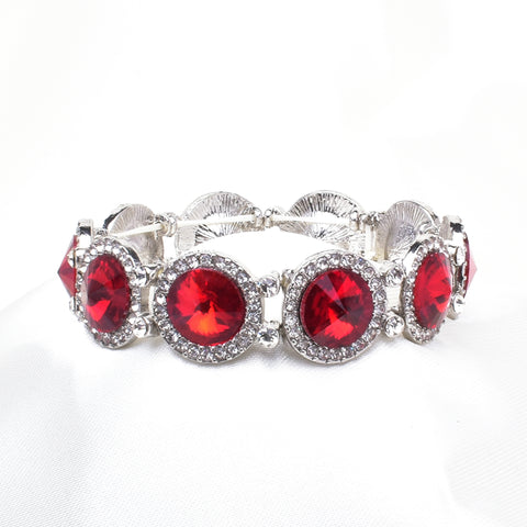 Classical Round Crystal Stretch Bracelet