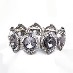 Elegant Round crystal Stretch Bracelet_3 colors