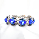 Fancy Marquise & Oval shape Crystal Stretch Bracelet_2 colors