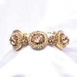 Classical Oval shape Crystal Stretch Bracelet_3 colors