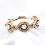 Elegant Teardrop Crystal Stretch Bracelet_3 colors