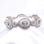 Elegant Teardrop Crystal Stretch Bracelet_3 colors