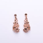 Classical geometry crystal earring_10 colors