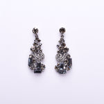 Classical geometry crystal earring_10 colors