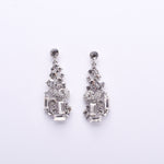 Classical geometry crystal earring_10 colors