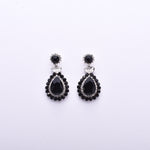 Charming Tear drop fancy crystal earring_10 colors