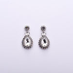 Charming Tear drop fancy crystal earring_10 colors