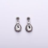 Charming Tear drop fancy crystal earring_10 colors